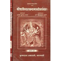 Sri shaktisahastranamstotrasangrah श्रीशक्तिसहस्त्रनामस्तोत्रसंग्रहः set of 2 vols