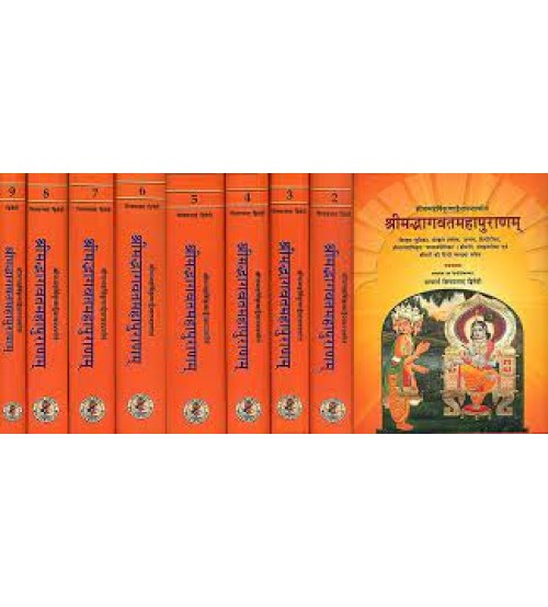 Srimad Bhagwat Maha Puran श्रीमद्भागवतमहापुराण Set of 9 vols